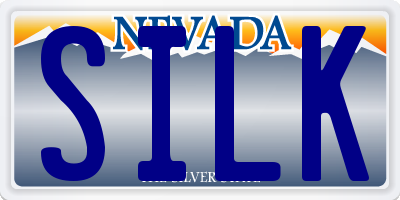 NV license plate SILK