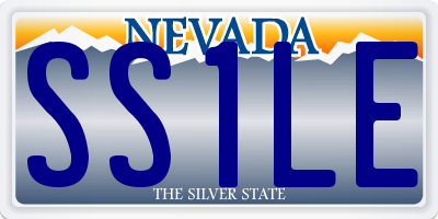 NV license plate SS1LE