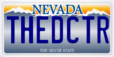 NV license plate THEDCTR
