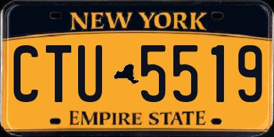 NY license plate CTU5519