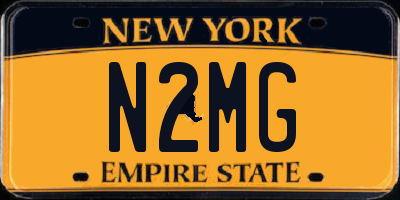 NY license plate N2MG