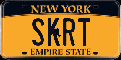 NY license plate SKRT