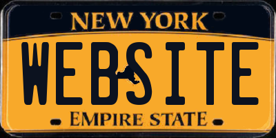 NY license plate WEBSITE