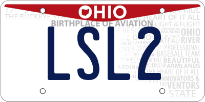 OH license plate LSL2