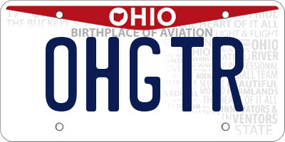 OH license plate OHGTR