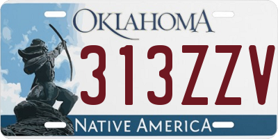 OK license plate 313ZZV