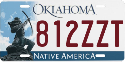OK license plate 812ZZT