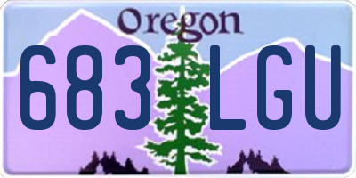 OR license plate 683LGU