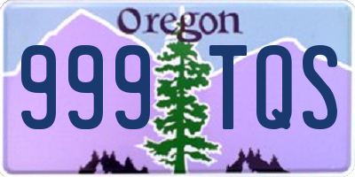 OR license plate 999TQS
