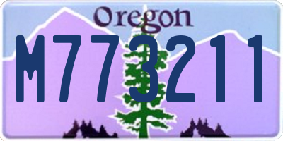 OR license plate M773211