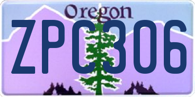 OR license plate ZPC306