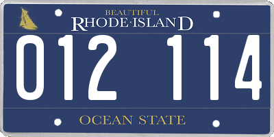 RI license plate 012114