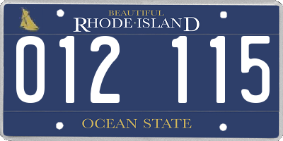 RI license plate 012115