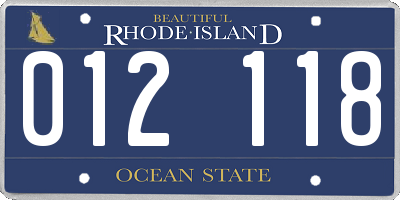 RI license plate 012118