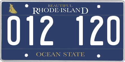 RI license plate 012120