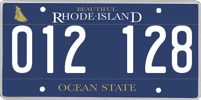 RI license plate 012128