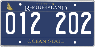 RI license plate 012202