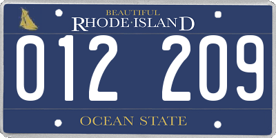 RI license plate 012209