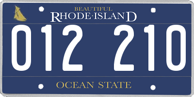 RI license plate 012210