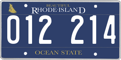 RI license plate 012214