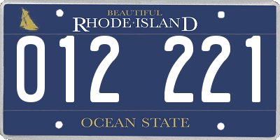 RI license plate 012221