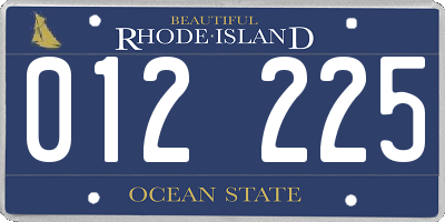RI license plate 012225