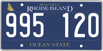RI license plate 995120