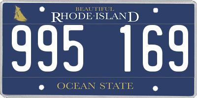 RI license plate 995169