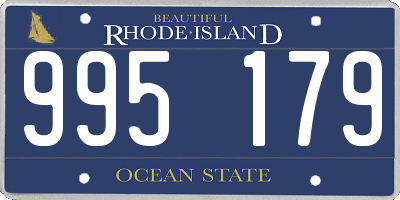 RI license plate 995179