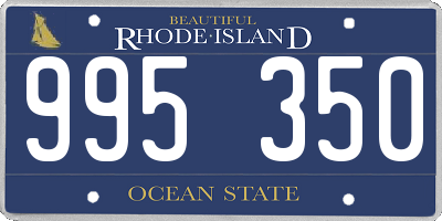 RI license plate 995350