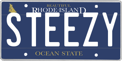 RI license plate STEEZY