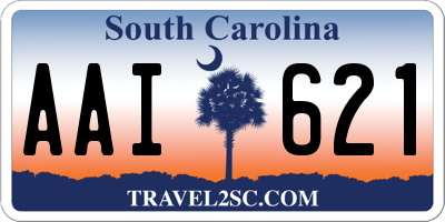 SC license plate AAI621