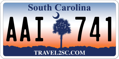 SC license plate AAI741