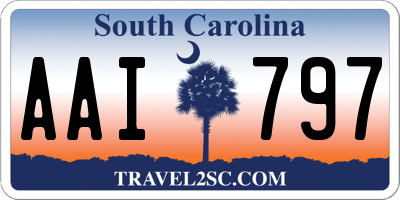 SC license plate AAI797