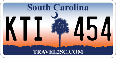 SC license plate KTI454