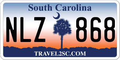 SC license plate NLZ868