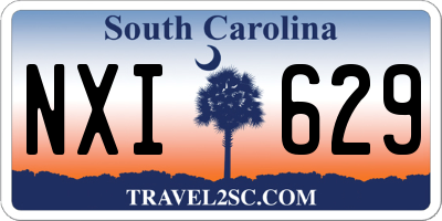 SC license plate NXI629