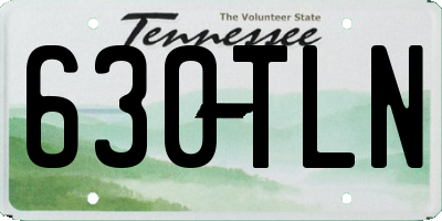 TN license plate 630TLN