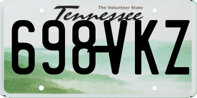 TN license plate 698VKZ
