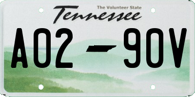 TN license plate A0290V