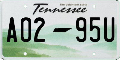 TN license plate A0295U
