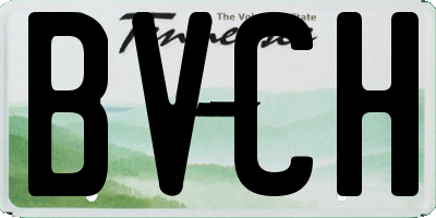 TN license plate BVCH