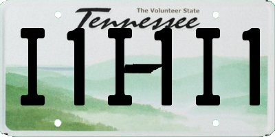 TN license plate I1I1I1