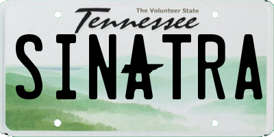 TN license plate SINATRA