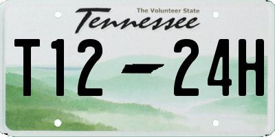 TN license plate T1224H
