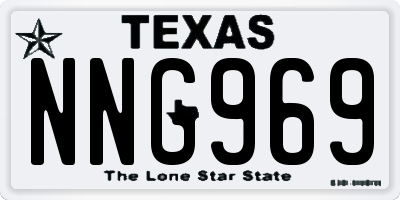 TX license plate NNG969