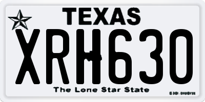 TX license plate XRH630