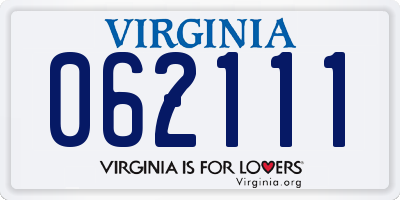 VA license plate 062111
