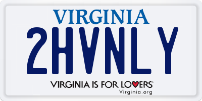 VA license plate 2HVNLY