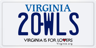 VA license plate 2OWLS